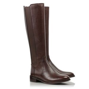 Tory Burch Christy Leather Riding Boot Size 8